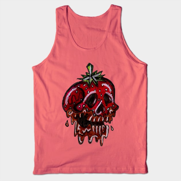 Chocolate Covered Skullberry Tank Top by Brieana